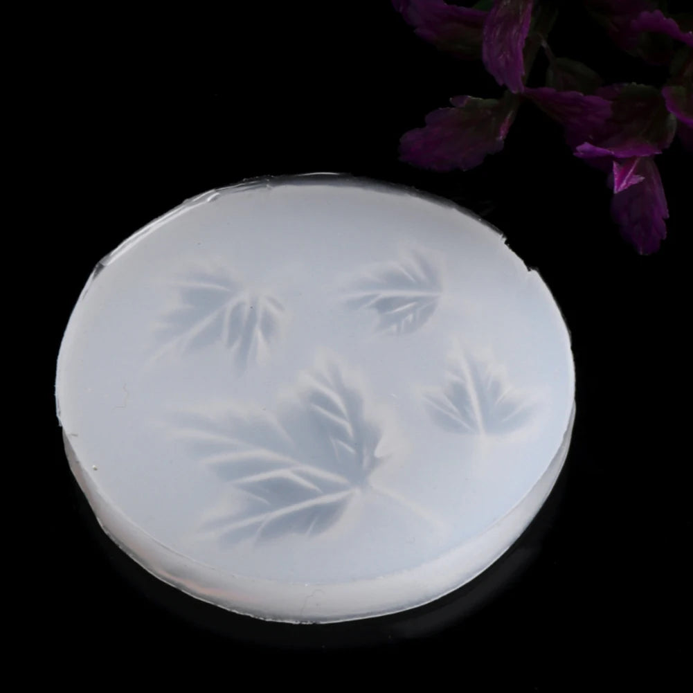 Maple Leaf Jewelry Making DIY Epoxy Resin Mould Silicone Mold Necklace Pendant 4 styles Craft Silicone Transparent Mold