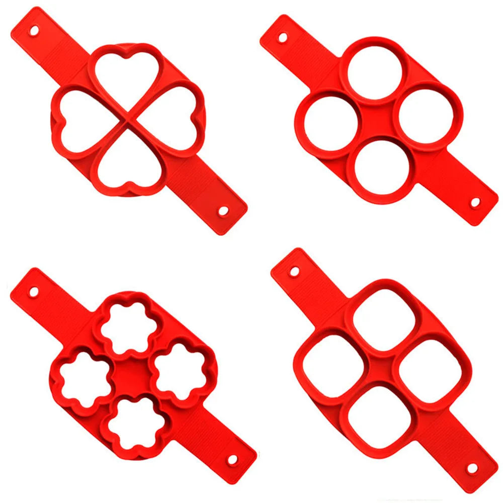 1Pcs Non Stick Fantastic Egg Pancake Maker Silicone Ring Kitchen Baking Omelet Moulds flip cooker Egg Ring Mold