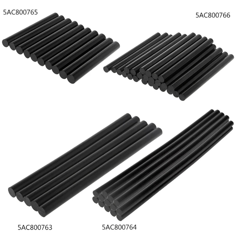 Hot Melt Glue Stick Black High Adhesive 7mm For DIY Craft Toys Repair Tool 4XFD