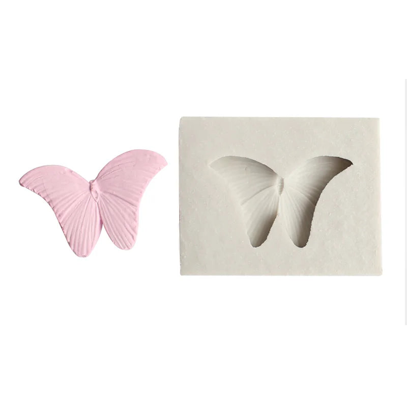 Aouke Small butterfly Silicone Decorating Molds Cake Silicone Mold Sugarpaste Candy Chocolate Gumpaste Clay Mould H182