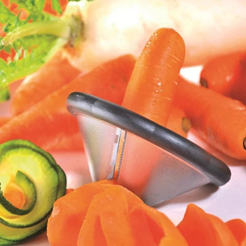 Wholesale Vegetable Fruit Sharpener Peeler Carrot Cucumber Spiral Slicer Kitchen Cutter 7KGJ