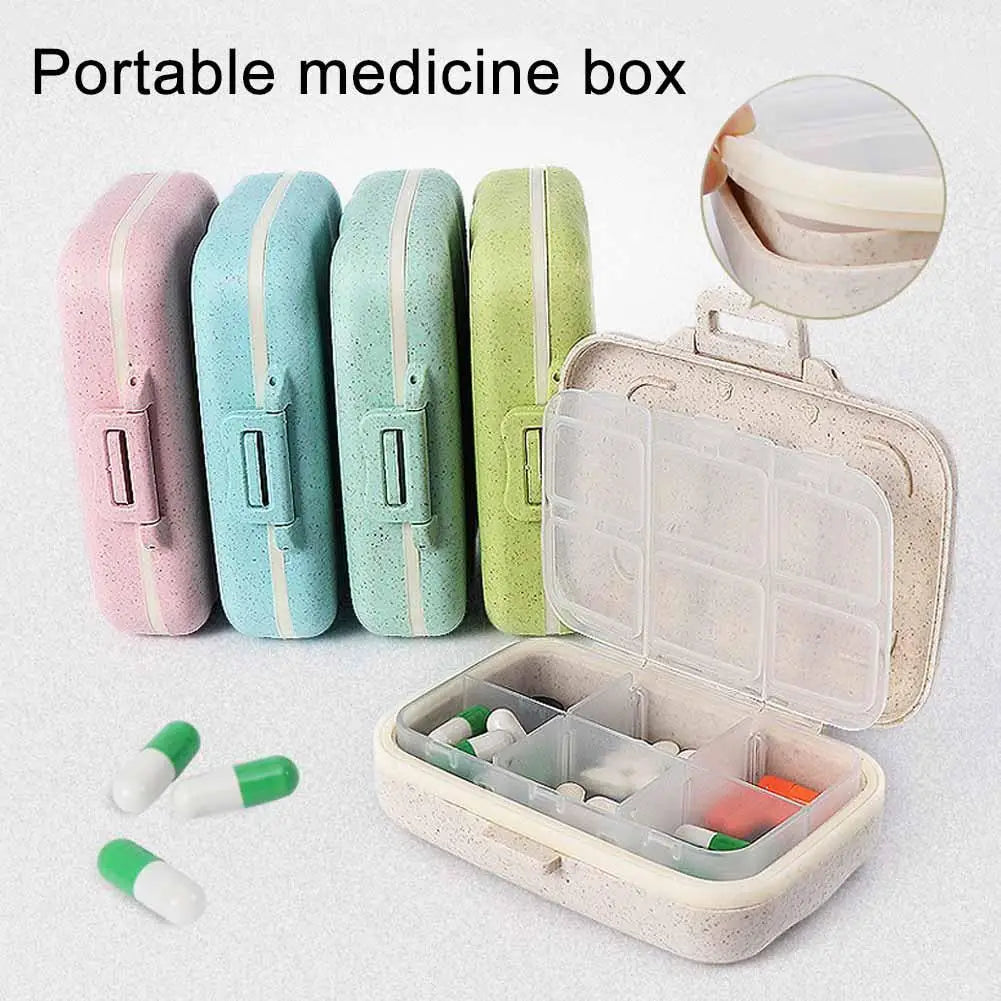 3-5 Slots Moisture-proof Pill Box Pills Organizer Case Portable Travel Drugs Storage Container Medicine Box