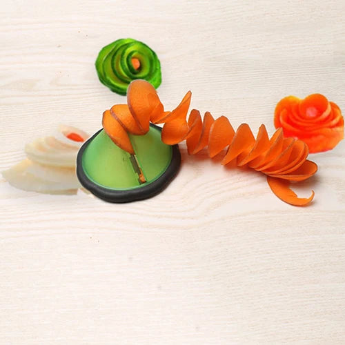 Wholesale Vegetable Fruit Sharpener Peeler Carrot Cucumber Spiral Slicer Kitchen Cutter 7KGJ