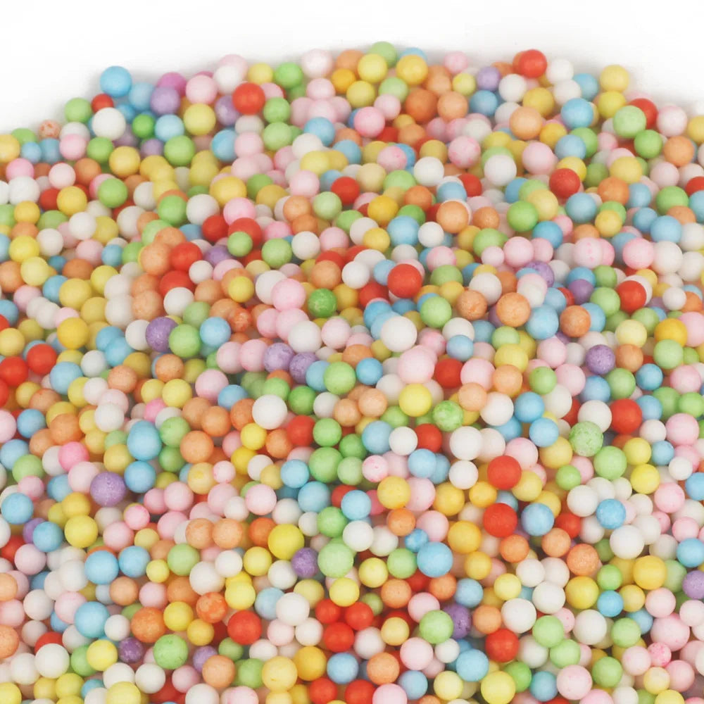 2-4mm/5-10mm Polystyrene Styrofoam Balls Hanging Xmas Tree Ornaments Craft Bubble Ball Christmas Decoration For Home
