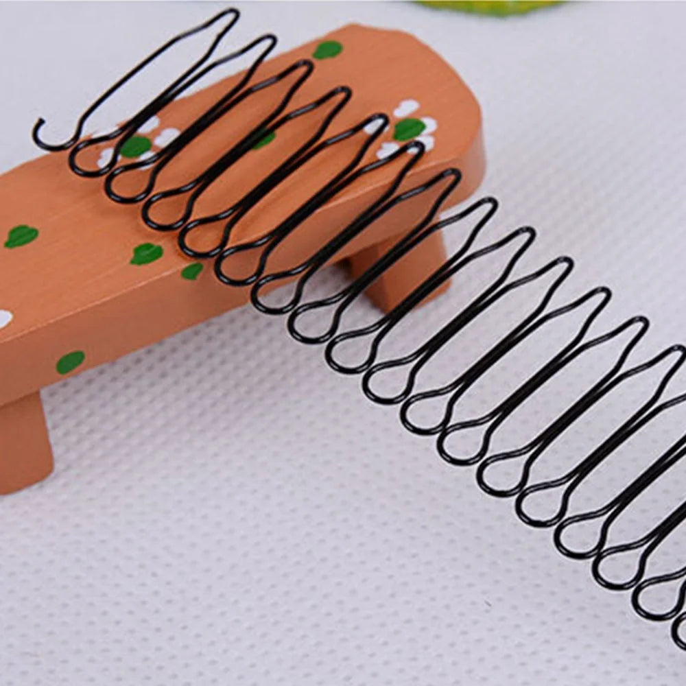 Women Professional Hair Styling Tools Roll Curve Clip Pin Invisible Bang Fringe Hair Comb Black Accessories Barrette Headwear