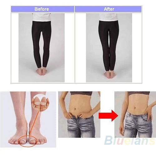 2Pcs Silicone Magnetic Foot Massage Toe Ring Durable Keep Slimming Health Circle