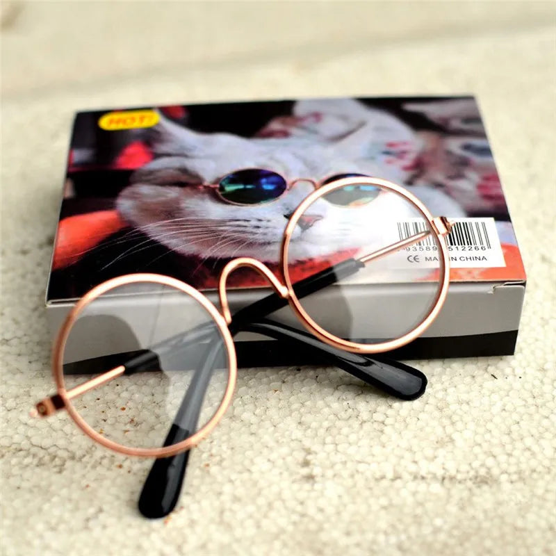 Pet Sunglasses Eyewear Pet Glasses Photo Props Goods Cosplay Accessories Cute Glasses for Animal Pet Cat Puppy Dog Supplies Item