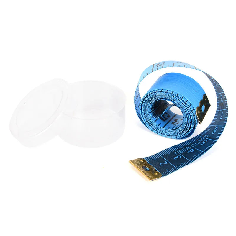 Hot 150cm/60" Body Measuring Ruler Sewing Tailor Tape Measure Soft Flat Sewing Ruler Meter Sewing Measuring Tape Random Color