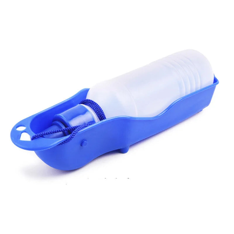 250/500ml Pet Dog Water Bottle Feeder With Bowl Plastic Portable Water Bottle Pets Outdoor Travel Pet Drinking Water Feeders
