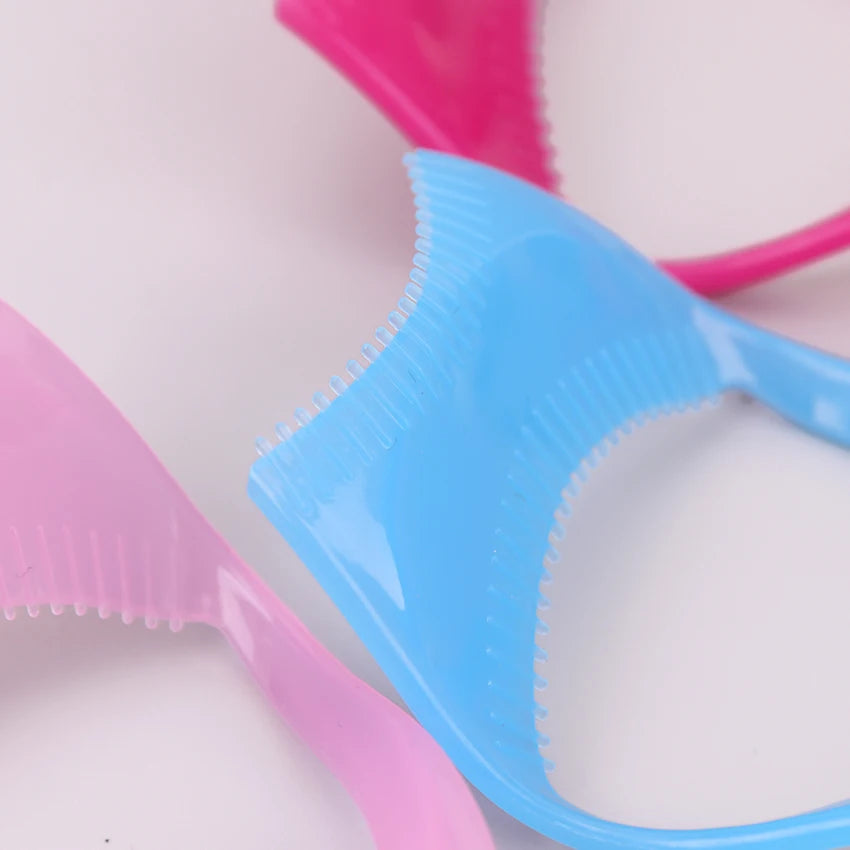 Eyelash Tools 3 in 1 Makeup Mascara Shield Guide Guard Curler Eyelash Curling Comb Lashes Cosmetics Curve Applicator Comb
