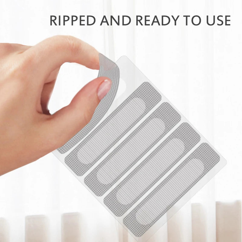 10pcs/5pcs Anti-insect Fly Bug Door Window Mosquito Screen Net Repair Tape Patch Adhesive Window Repair Accessories