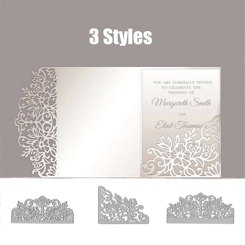 Wedding Invitation Cutting Die Scrapbooking Craft Metal Die Cut for DIY Paper Cards Making Love Home Decorative 2021 Diy Arts