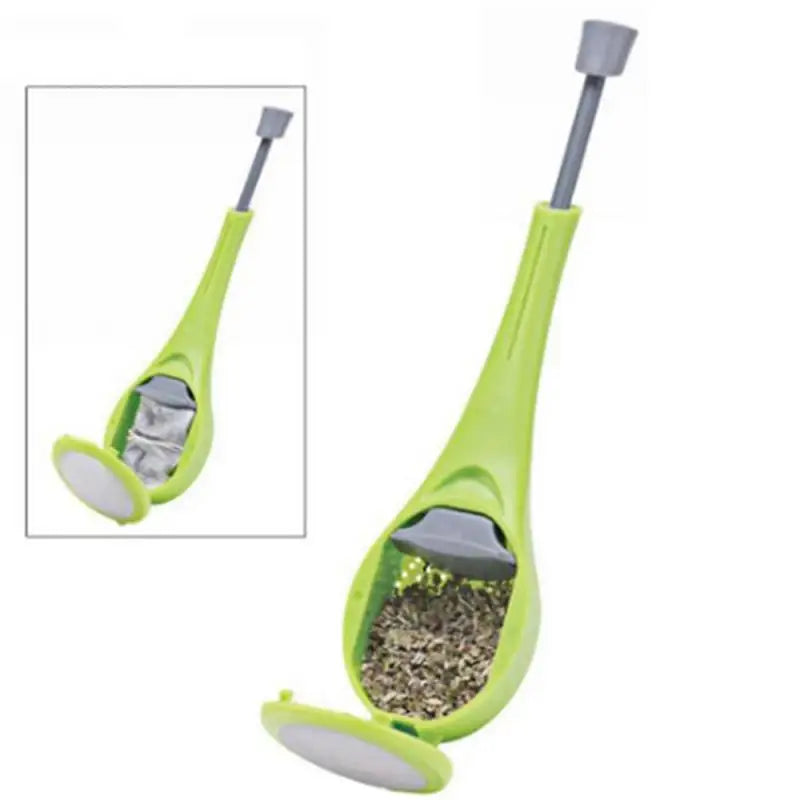1PC Tea Strainer Flavor Total Tea Infusers Reusable Food Grade Plastic Tea Coffee Strainer Measure Swirl Steep Stir Press