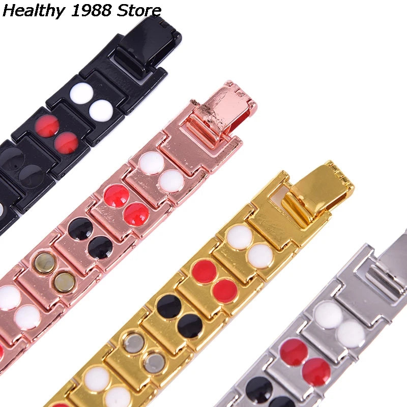 Men's Bracelets Energy Magnetic Tourmaline Bracelet Health Care Jewelry For Women Bracelets Bangle Slimming Product