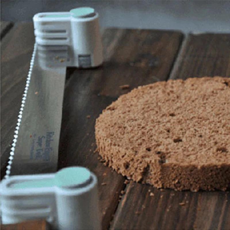 2pcs 5 Layers DIY Cake Bread Cutter Leveler Slicer Set Cutting Fixator Tools cake decorating tools For Kitchen