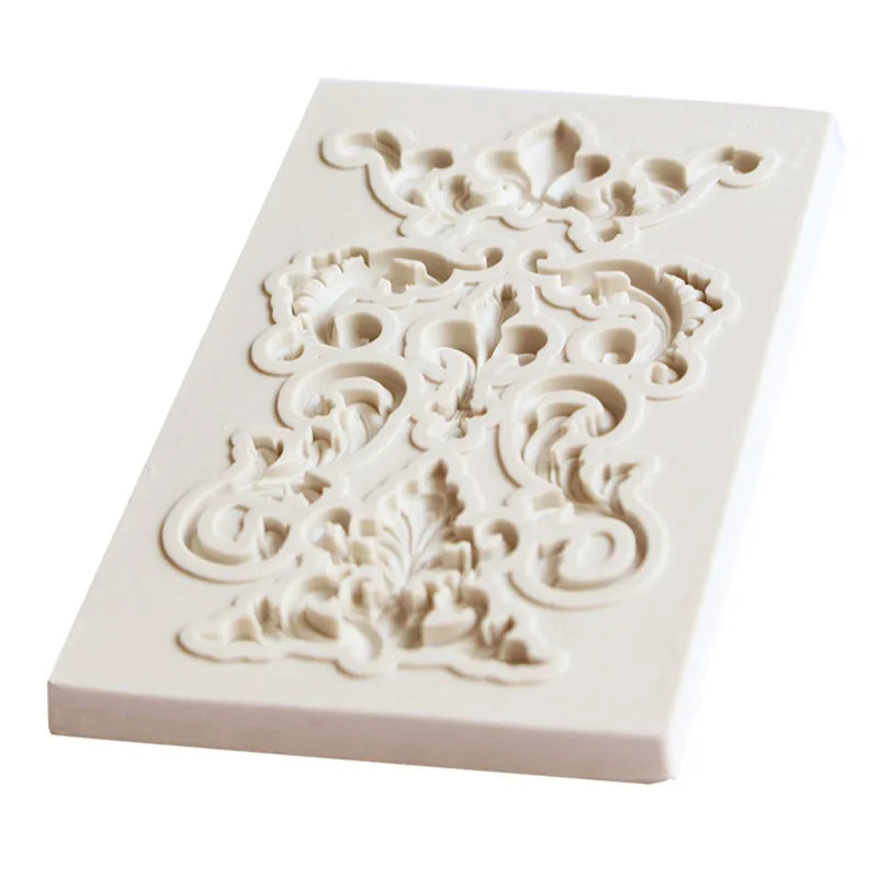 1 Piece Lace Border Silicone Mold Fondant Mold Cake Decorating Tools Chocolate Gumpaste Mould Sugarcraft Cake Decorating Tools