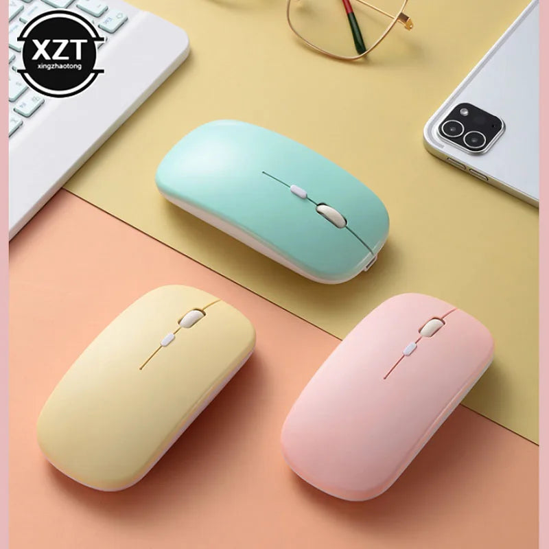 Wireless Mouse Rechargeable RGB Bluetooth Mouse For Laptop Wireless Computer Silent Mouse Led Ergonomic PC Macbook Gaming Mouse