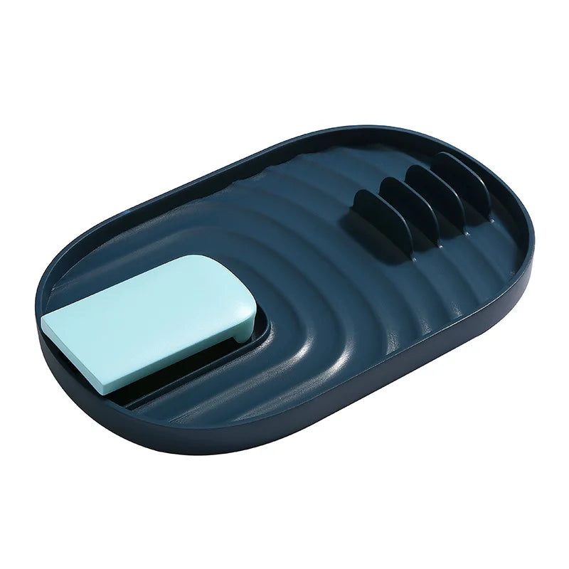 Multifunction Plastic Pot Lid Storage Pad Kitchen Storage Shelf Spoon Rest Holder Utensil Organizer Spatula Holder Racks Cocina