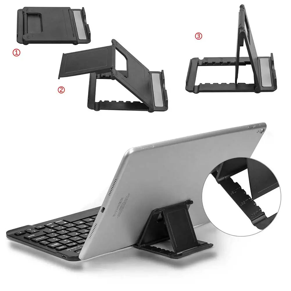 Adjustable Portable Phone Stand For iPhone Universal Plastic Tablet Holder Stand For iPad Samsung Huawei Laze Tablet Stand