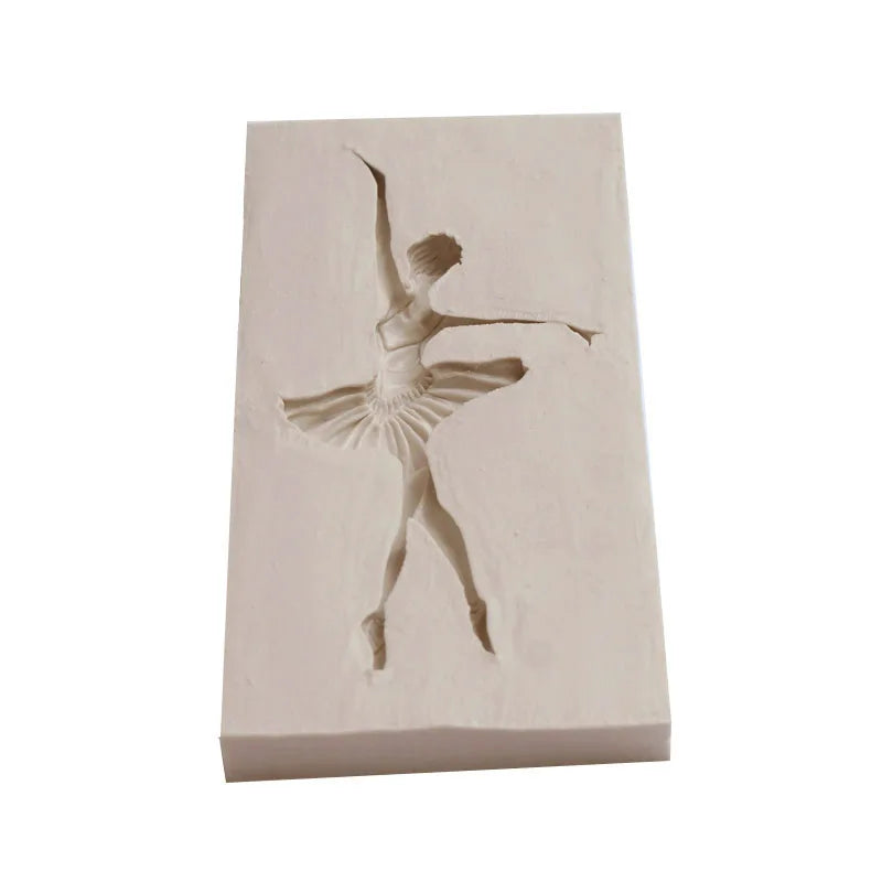 Dancer Silicone mold fondant mold cake decorating tools chocolate gumpaste mold
