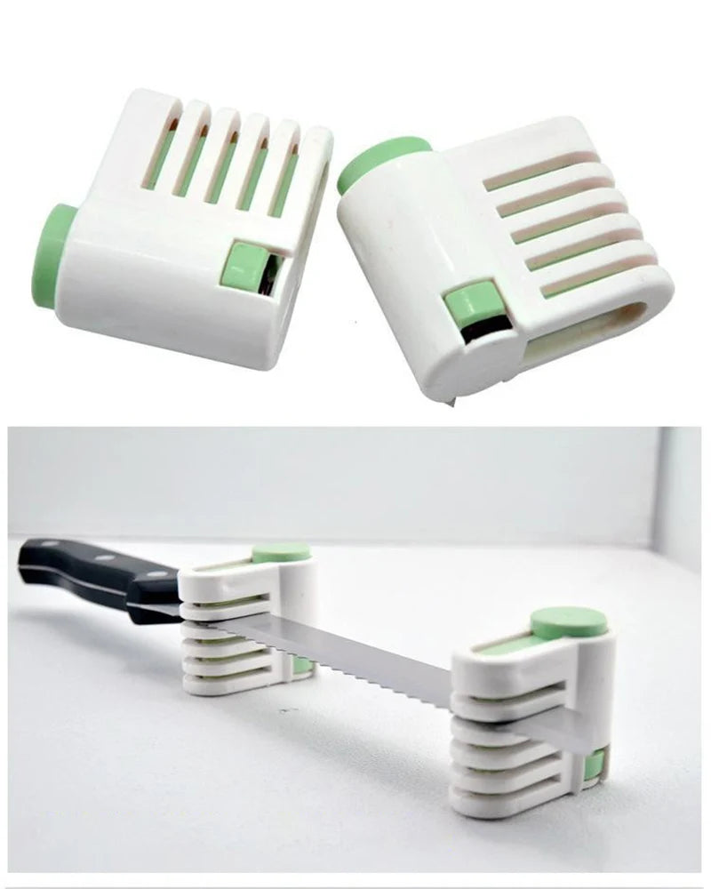 2pcs 5 Layers DIY Cake Bread Cutter Leveler Slicer Set Cutting Fixator Tools cake decorating tools For Kitchen