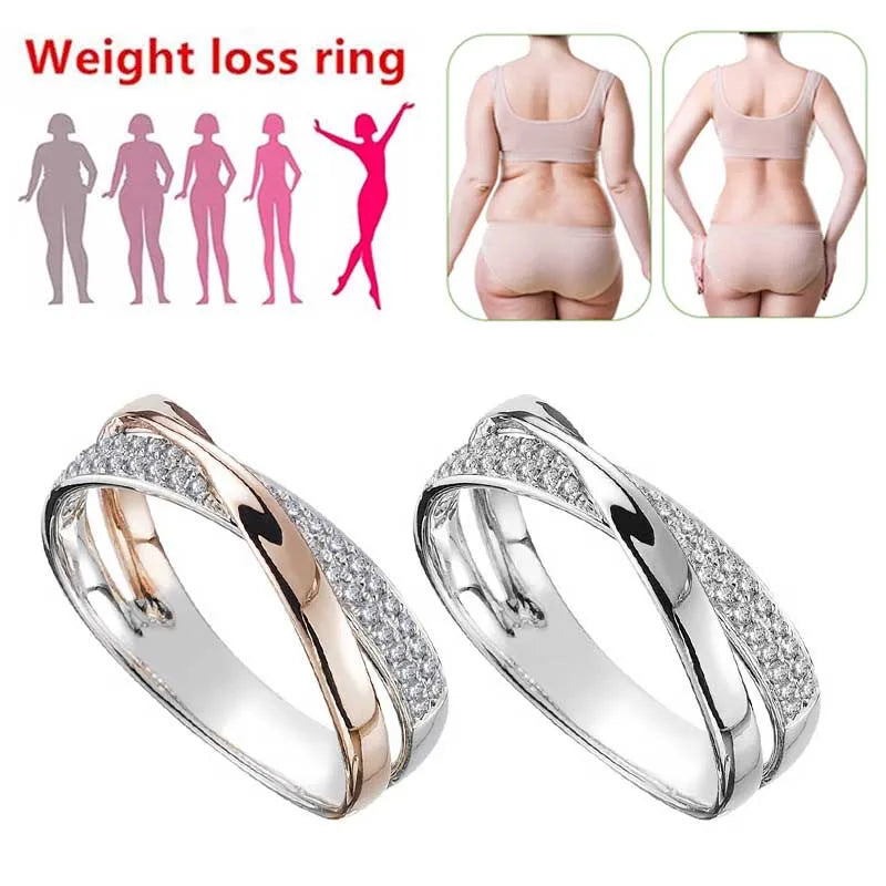 Magnetic Slimming Ring Weight Loss Health Care Fitness Jewelry Burning Weight Design Opening Therapy Lose Fashion X