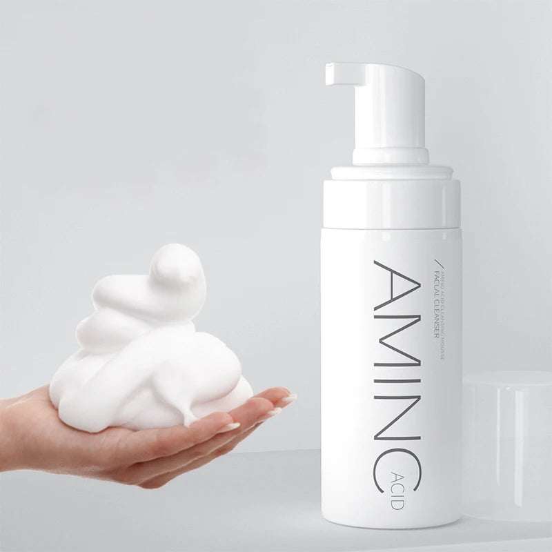 Amino Acid Cleansing Mousse Moisturizing Oil Control Deep Cleaning Facial Cleanser Foam Brighten Skin Colour Skin Care Products
