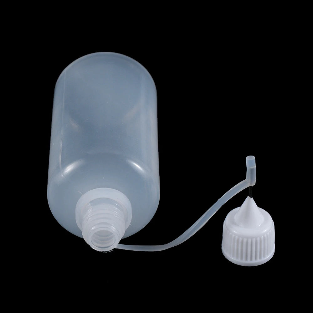 5X 5/10/20/30/50/100ML Needle Tip Glue Bottle DIY Paper Art Quilling Tool Craft Parper Precision Bottle Needle Bottle Applicator