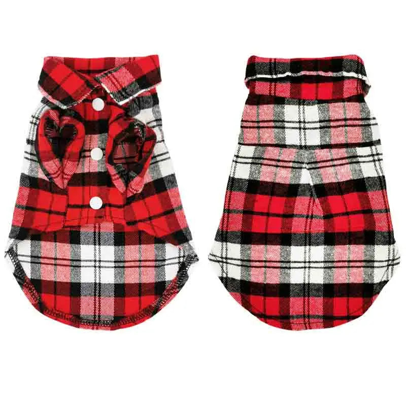 Fashion Pet Shirts Summer Classic Plaid Pet Dog Clothes for Small Dogs French Bulldog Puppy Dog t-Shirt for Dogs Pets Clothing