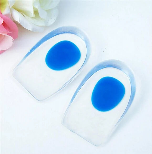 Silicone Gel Heel Cushion Insoles High Heel Insert Relief Foot Pain Soft Inserts Foot Pain Protectors Men Women Support Shoe Pad