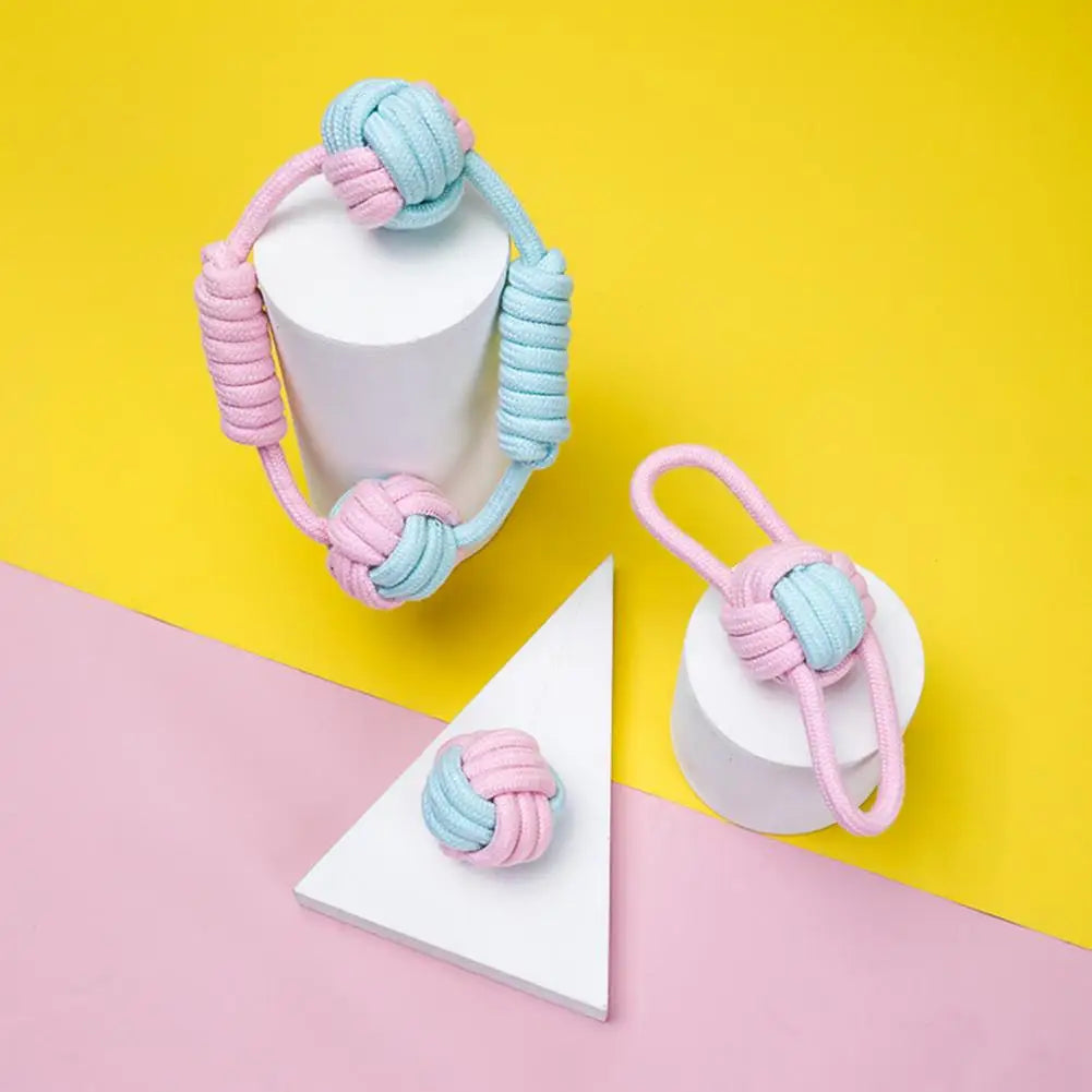 Chew Toys Exquisite Bite Resistant Eco-friendly Pet Braided Rope Ball Toy Pet Dogs Rope Ball Molar Toy Pet Supplies mascotas