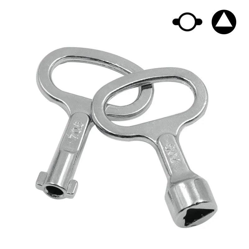 2020 NEW Universal Elevator Door Lock Valve key wrench Utility Key Plumber Triangle Key For Electric Cabinets Metro Trains