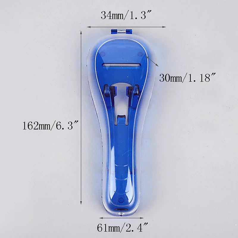 1 PCS Portable Men's Razor Blades Holder Box Portable Blue Travel Shaver Holder Box Case Shaving Machine