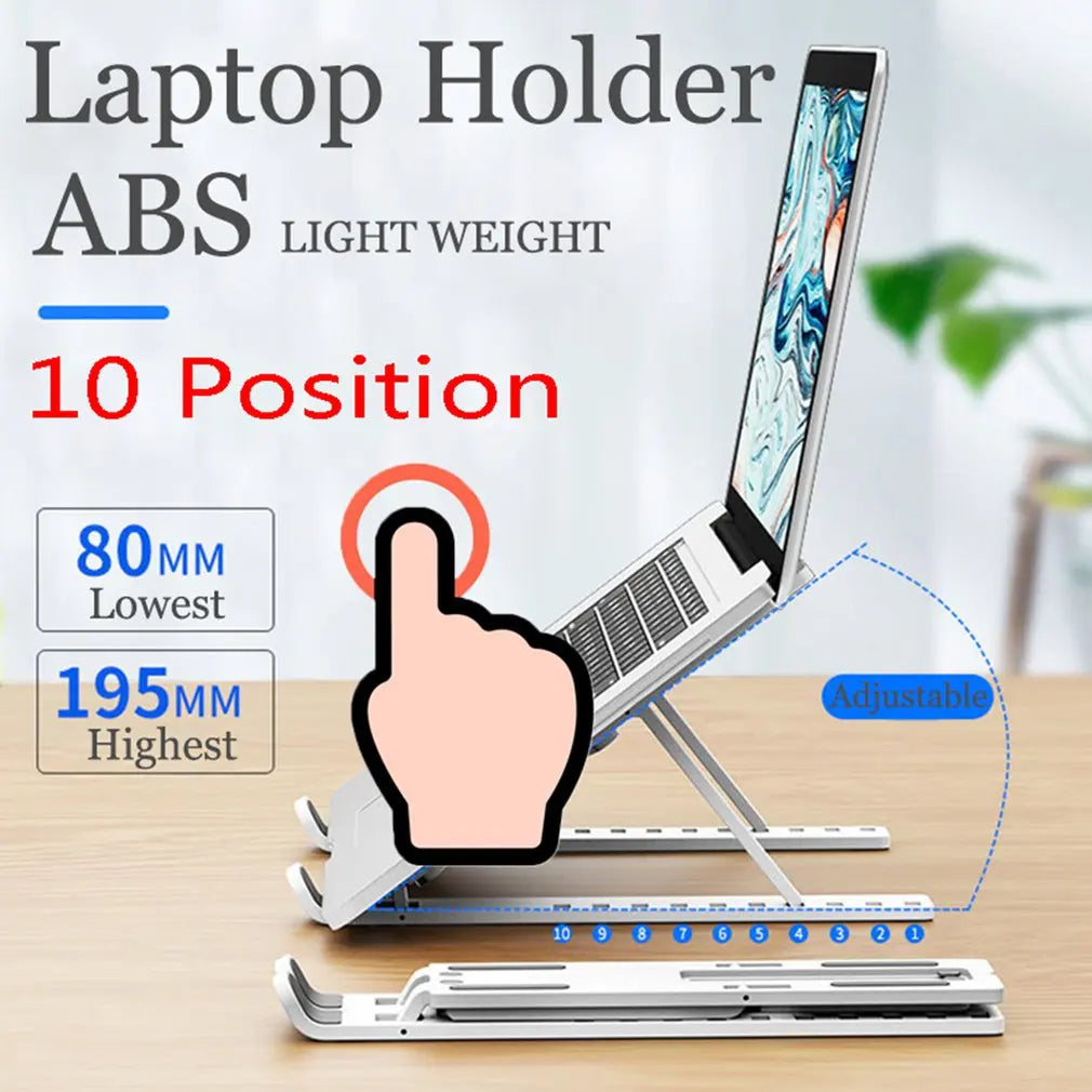 Adjustable Laptop Stand For Macbook Computer PC iPad Tablet Table Support Notebook Stand Cooling Pad accessories