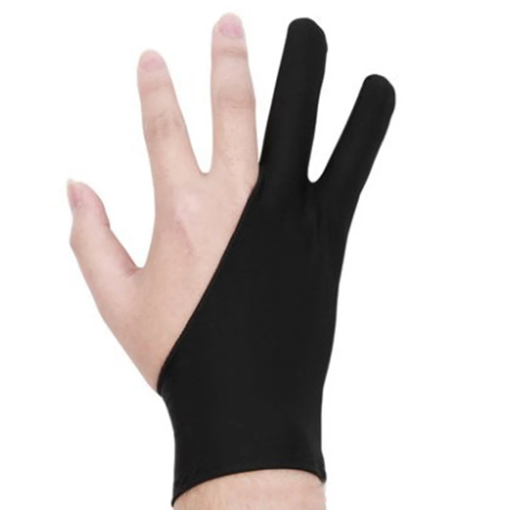 1Pc Anti-Fouling Two Finger Glove for Artist Drawing Pen Graphic Tablet Pad finger sleeve for luva motociclista напальчники
