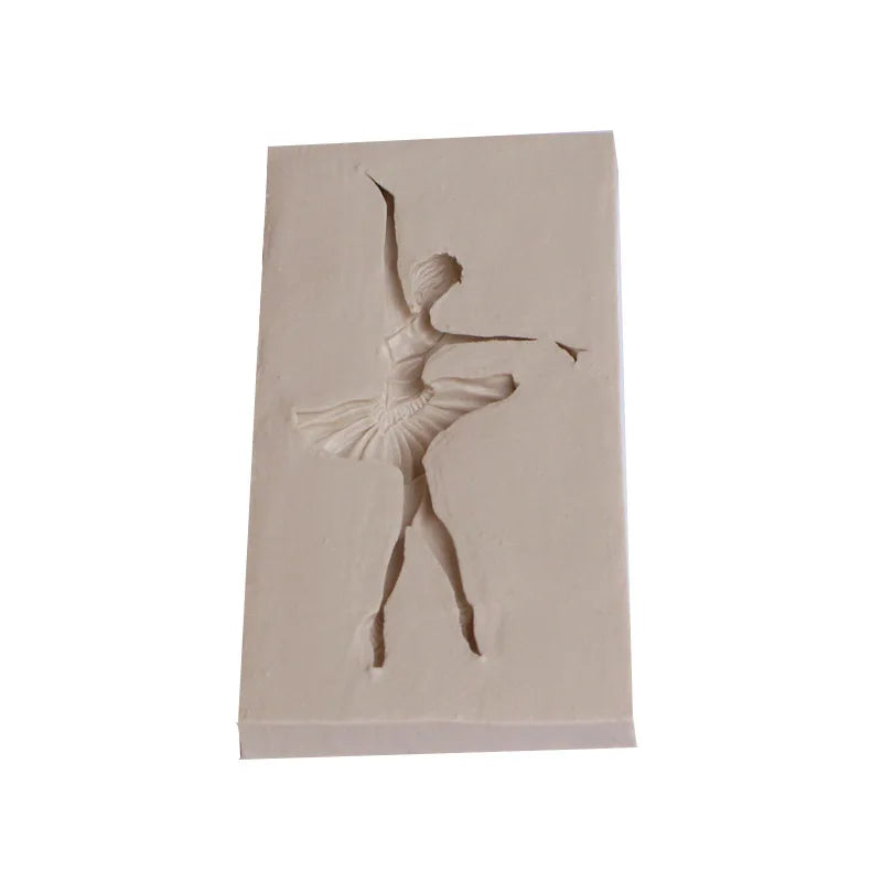 Dancer Silicone mold fondant mold cake decorating tools chocolate gumpaste mold