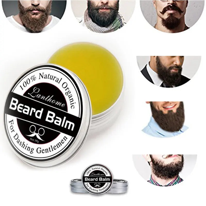 Beard Balm Natural Organic Treatment for Beard Growth Grooming Care Aid 30g NOV99