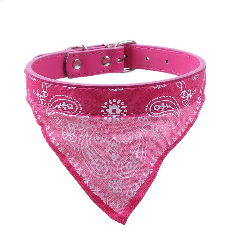 New Fahsion Small Dog Scarf Adjustable Pet Cat Collars Scarf Neckerchief Necklace trigon Pet accessories