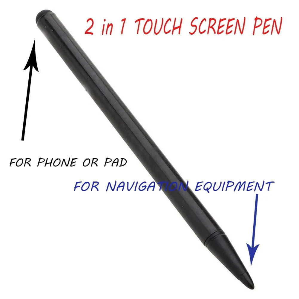 Dual Function 3PCS CanetaTouch Screen Pen For IPhone IPadSamsung Tablet PC Stylus Pen Smart Phone Pencil New