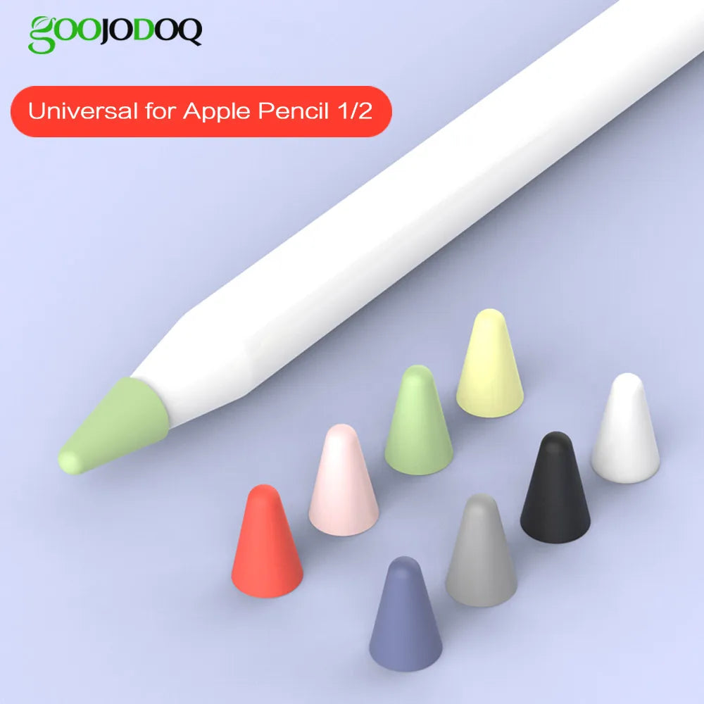 8pcs Cover Compatible with Apple Pencil 1st and 2nd Generation,Silicone Nibs Cover Replacement for iPad Pencil stylus Pen Nib