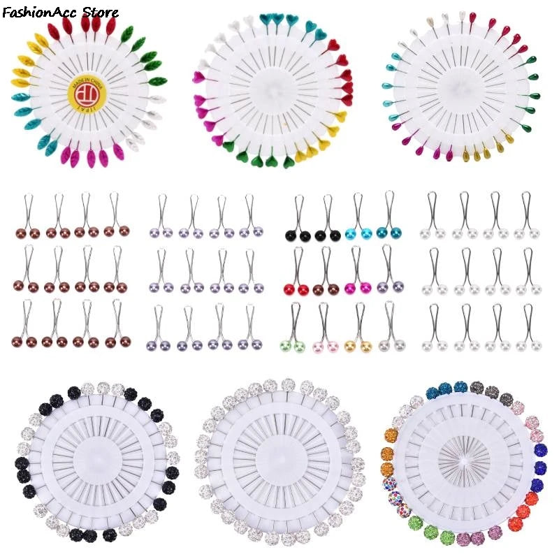 Multi Pearl Clip Scarf Pin Headscarf Shawl Scarf Accessories Lady Muslim Scarf Clips New Muslim Hijab Scarf Pin