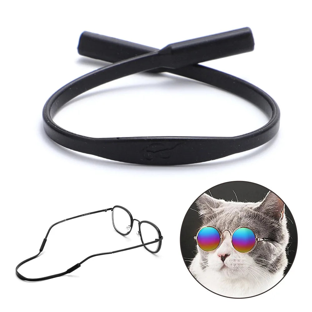 Dog Sunglasses Cat Pet Products Lovely Vintage Round Reflection Eye Wear Glasses For Small Dog Cat Pet Photos Props Accessories