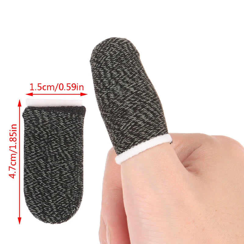 2pcs/6Pcs Mobile Game Sweat-proof Fingers Gloves Touch Screen Thumbs Finger Sleeve