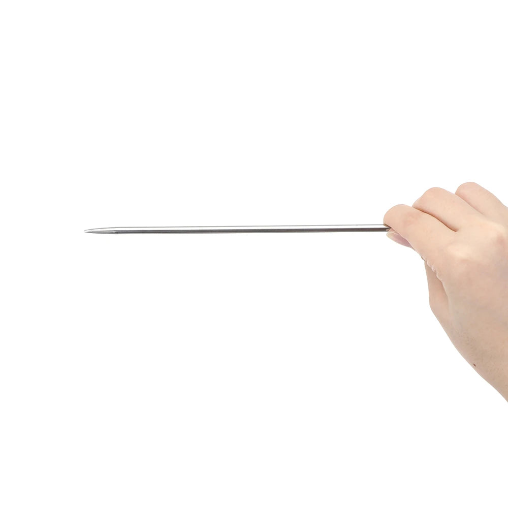 5Pcs/Set Stainless Steel Straight Knitting Needles DIY Sweater Weave Metal Crochet Hooks Diameter 2-5MM Sewing Craft Tools