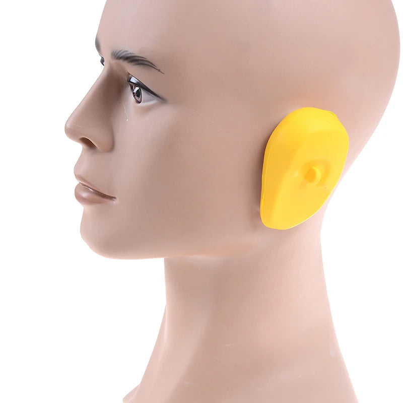 1 Pair Practical Travel Silicone Ear Cover For Ear Care Hair Color Showers Water Shampoo Ear Protector Cover