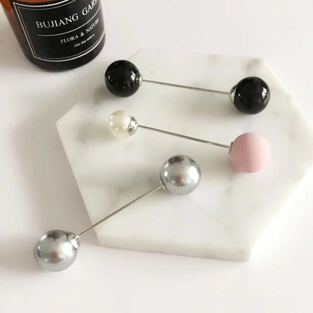 Fashion Artificial Pearl Brooch Pin Women Sweater Cardigan Clip Decoration Jewelry Gift Women Shawl Scarf Clips Hijab Clips