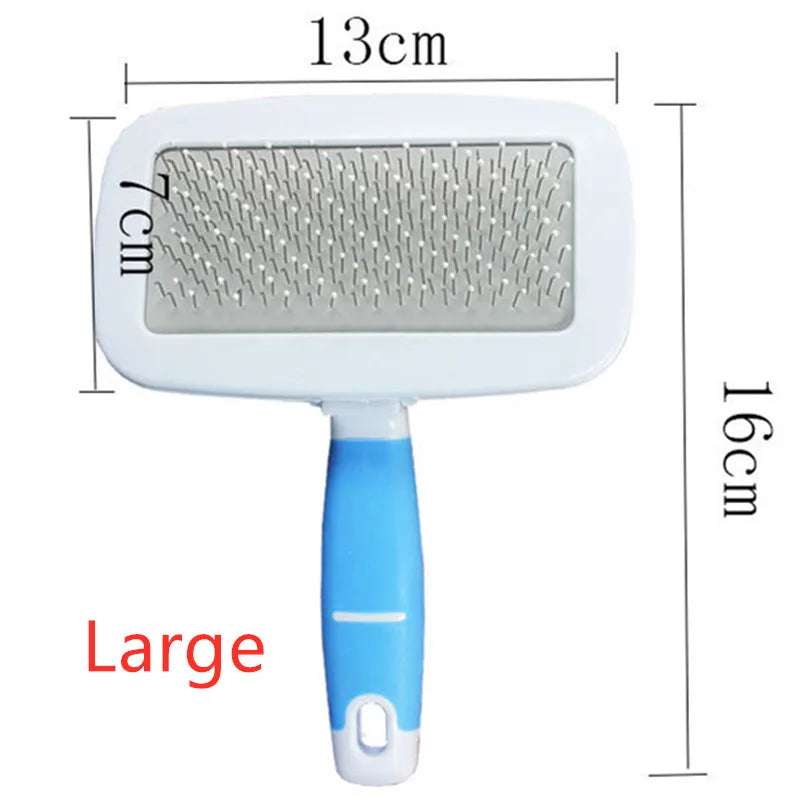 Pet Dog Hair Removal Needle Combs Fur Cleaning Brush Grooming Large Size Combs Tool Candy Color Non-slip Pets Supplier Original