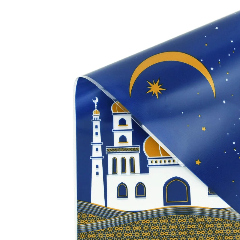 25/50pcs Eid Mubarak Gift Bags Plastic Candy Cookie Bag Ramadan Kareem Decoration 2024 Islamic Muslim Party Supplies Eid Gifts