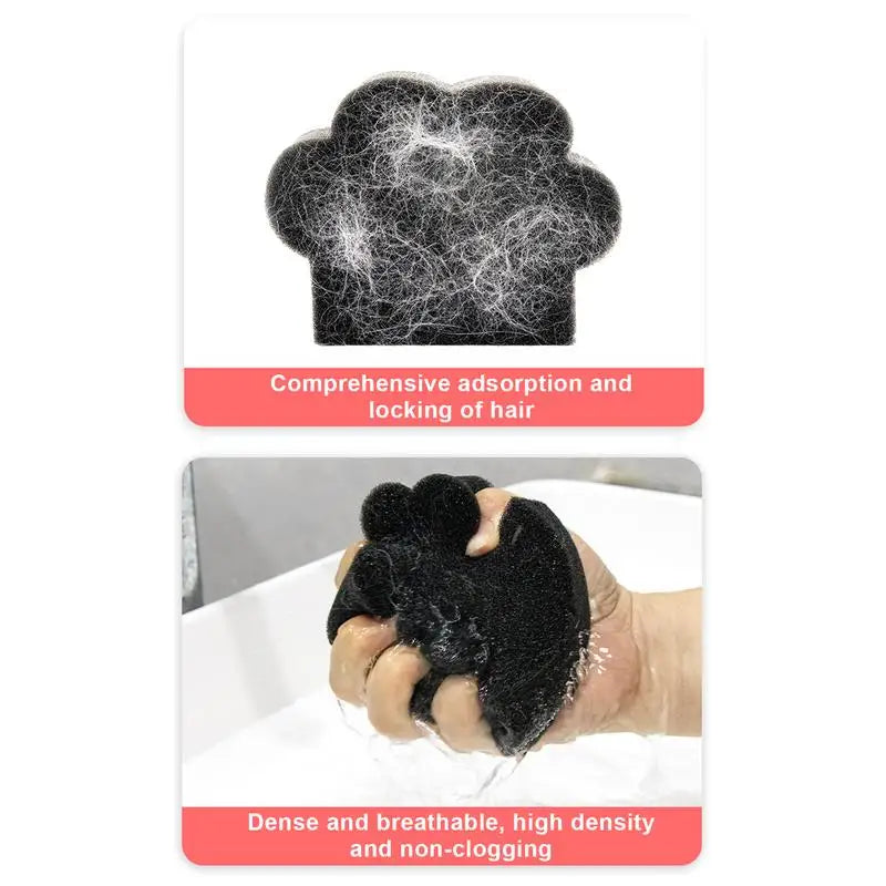 2In 1 Pet Hair Remover Cat Claw Shape Laundry Ball Washing Machine Lint Catcher Reusable Cloth Sofa Cat Dog Hair Cleaning Sponge