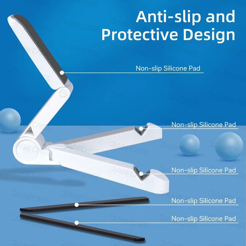 Folding Universal Tablet Stand Lazy Pad Support Phone Holder Phone Stand for Samsung Huawei Xiaomi IPhone IPad 10.2 9.7